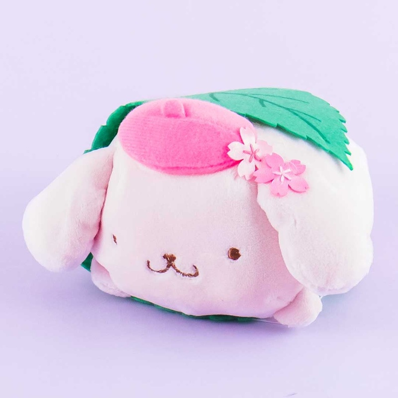 Sakura Mochi Pompompurin  Plushie - Medium