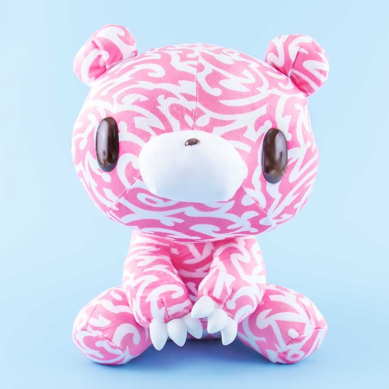 Gloomy Bear Plushie - Tribal Pink / Big