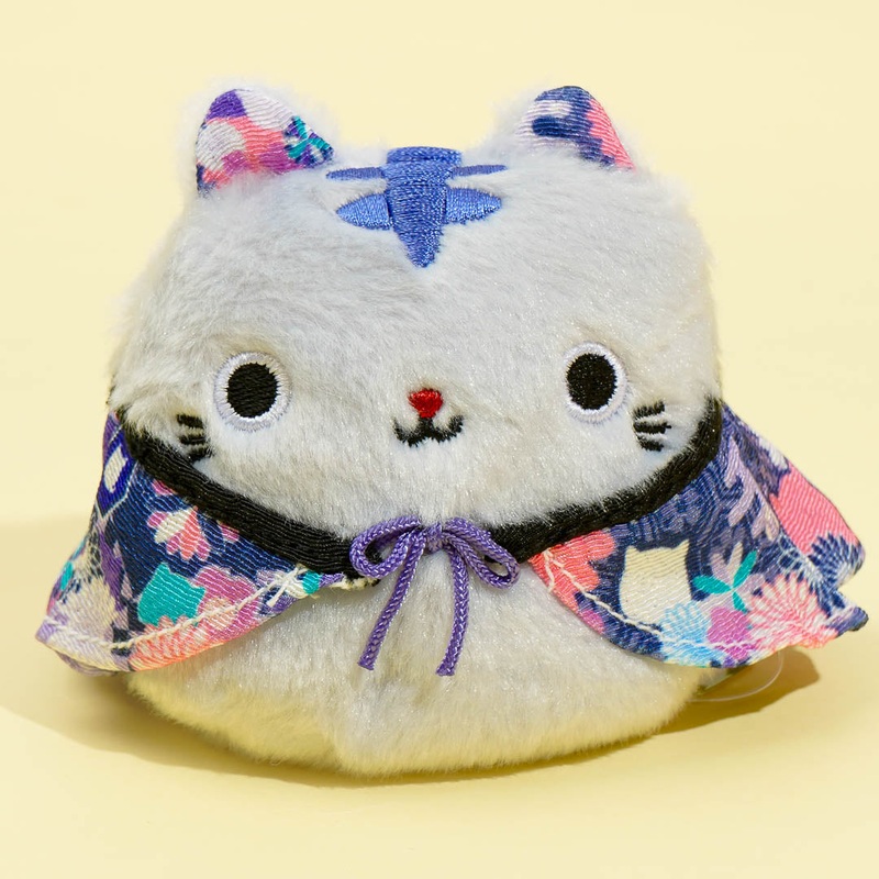 Neko Dango Kyoto Plushie - Blue Haori / Mini