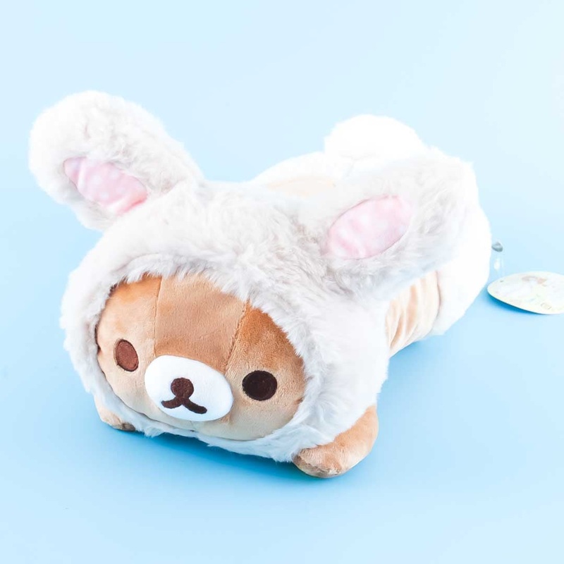 Rilakkuma Lying Bunny Plushie - Medium