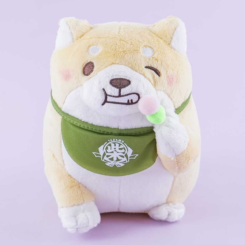 Chuken Mochi Shiba Dango Plushie - Kinako / Medium