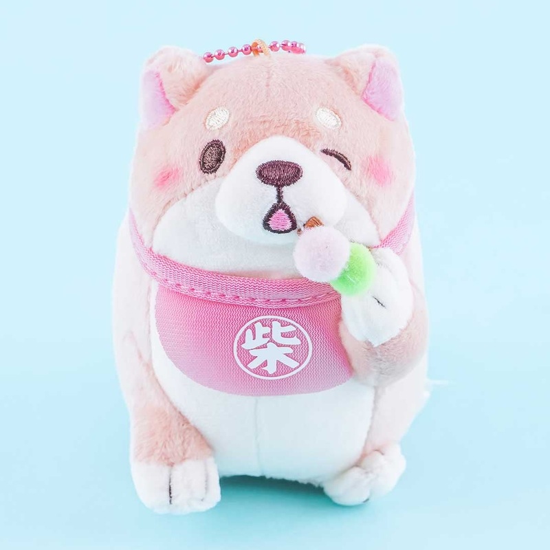 Chuken Mochi Shiba Dango Plushie - Sakura / Medium