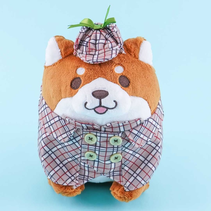 Chuken Mochi Shiba Detective Plushie - Bonito / Medium