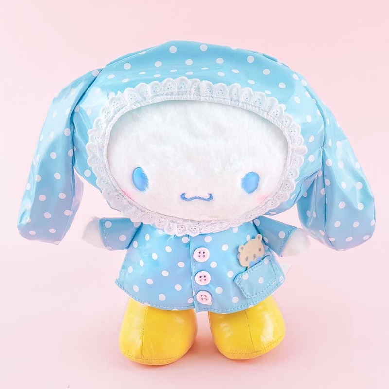 Cinnamoroll Raincoat Plushie - Medium