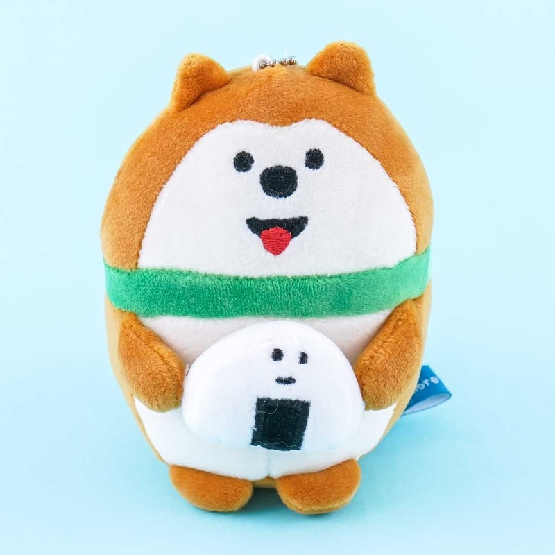 Concombre Shiba Inu With Onigiri Plushie - Small