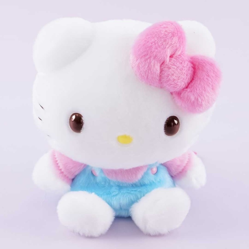 Hello Kitty Jumpsuit Fluffy Plushie - Medium