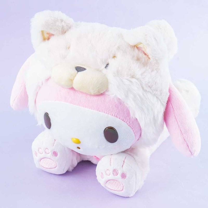 My Melody Lying Down Shiba Inu Costume Plushie - Medium