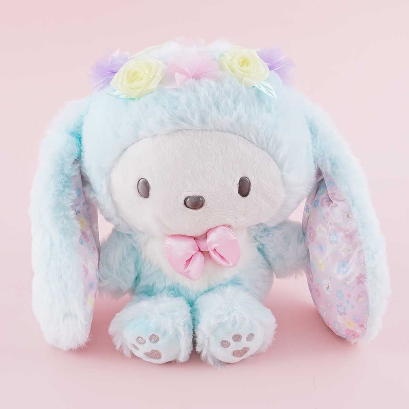 Pochacco Flower Bunny Plushie - Medium