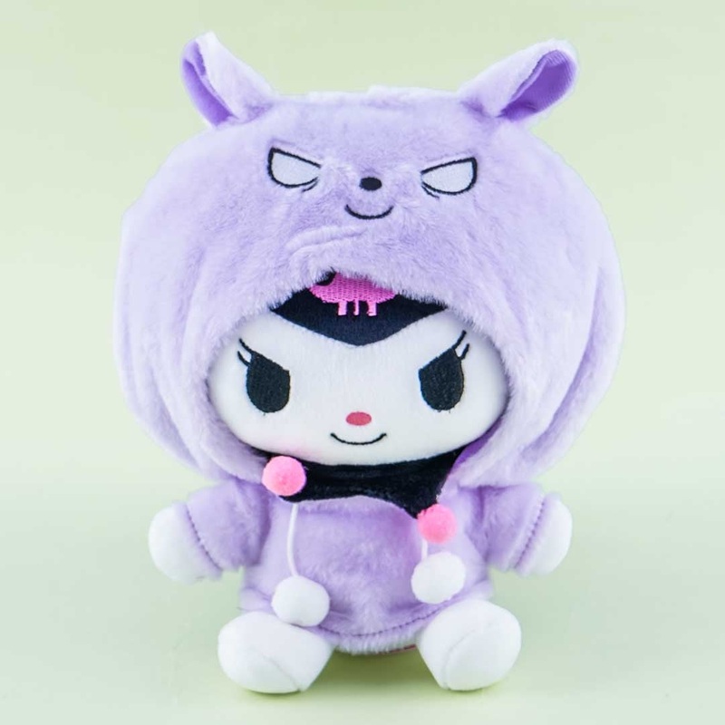 Sanrio Friend Hoodie Plushie - Kuromi / Medium