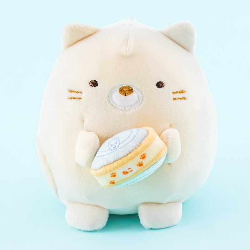 Sumikko Gurashi Holding Plushie - Neko / Medium