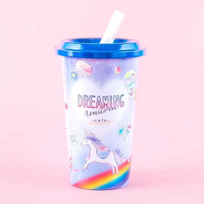 Dreaming Unicorn Cafe Cup Piggy Bank