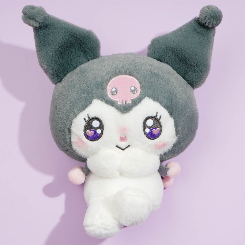 Kuromi Nakajima Blushing Plushie - Medium