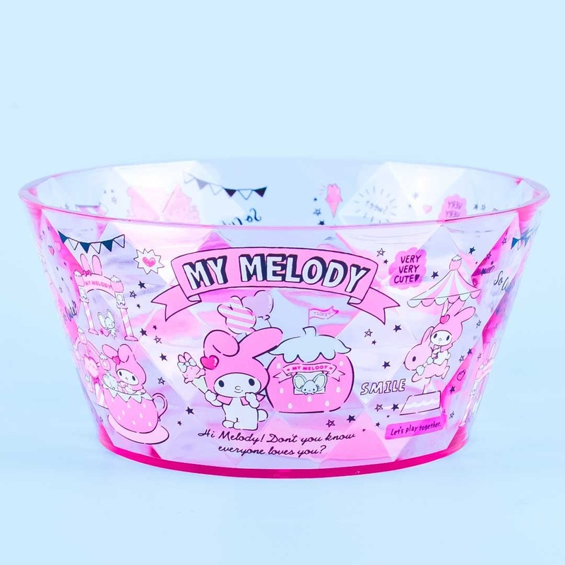 My Melody Strawberry Diamond-Cut Accessory Bowl