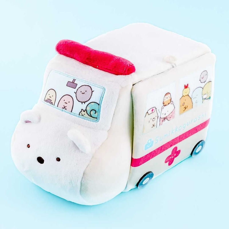 Sumikko Gurashi Scene Plushie Toy - Ambulance / Medium