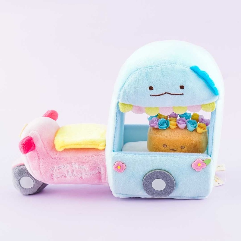 Sumikko Gurashi Scene Plushie Toy - Flower Cart / Medium