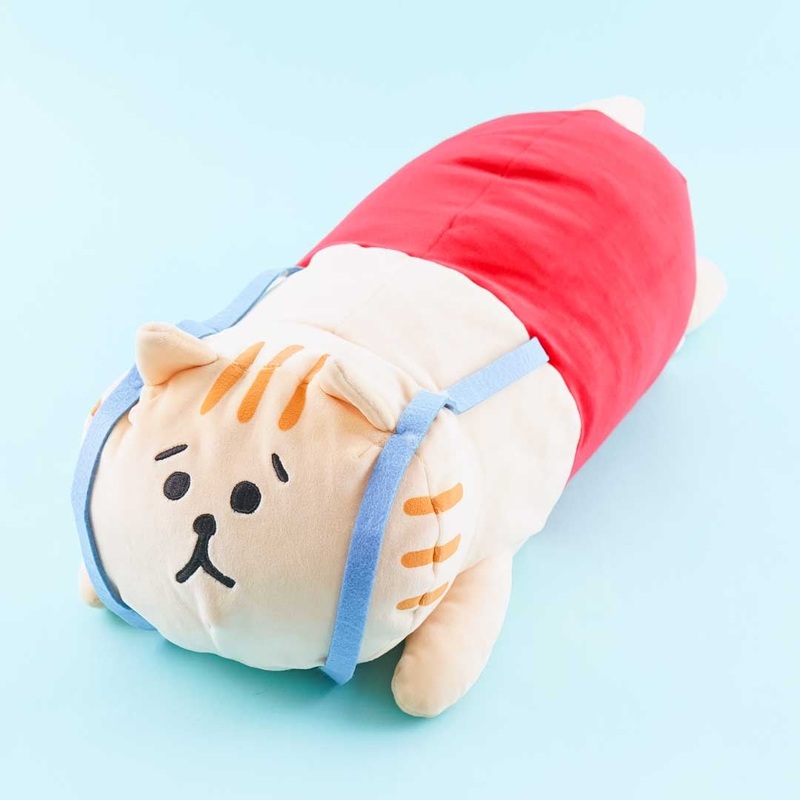Gorogoro Nyansuke Plushie Bolster - Medium