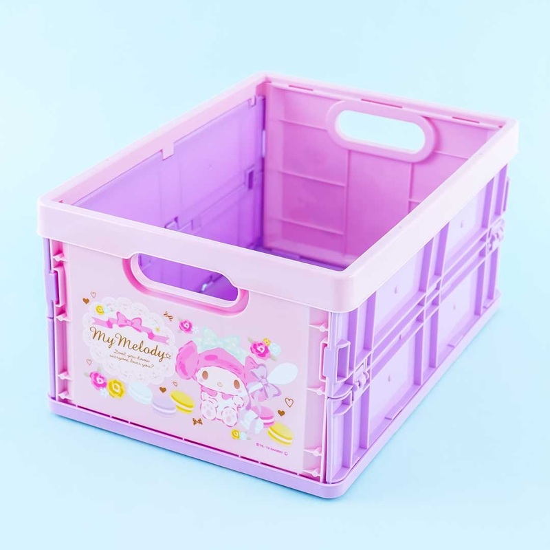 My Melody Macarons Foldable Storage Box - Medium