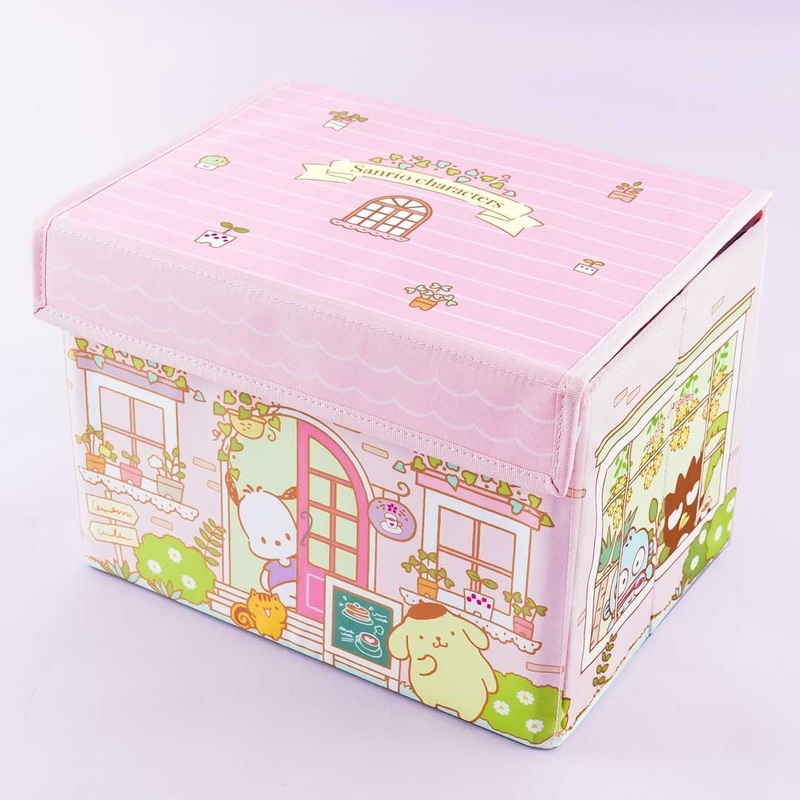 Sanrio Characters Garden Caf Foldable Storage Box