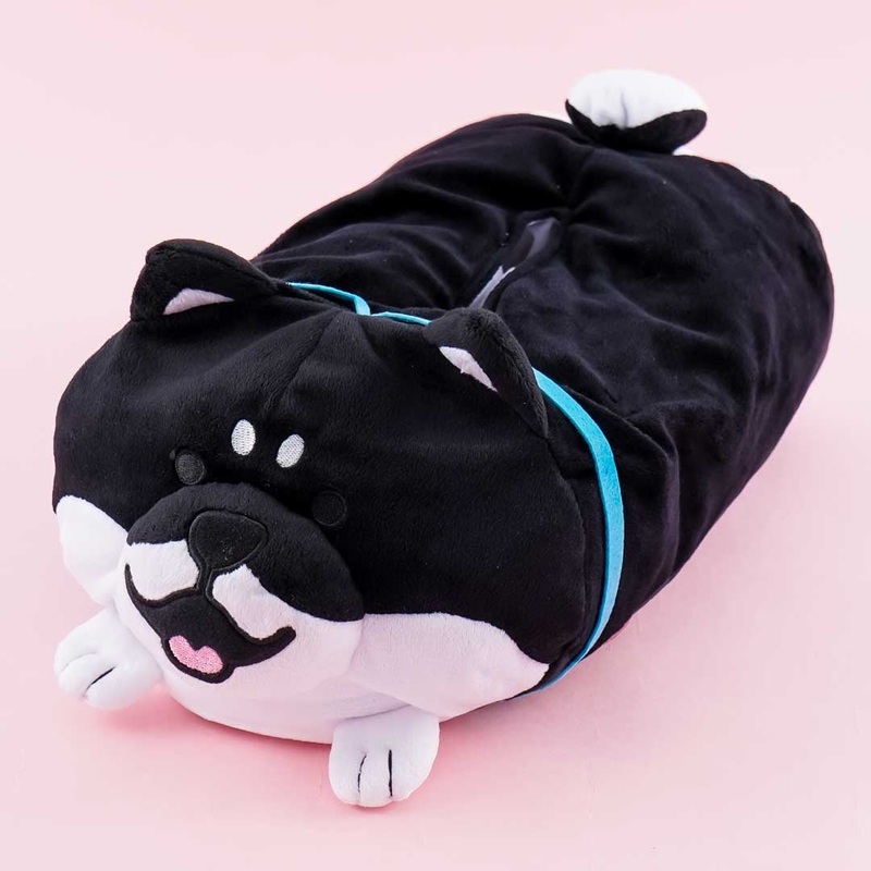 Shibanban Black Shiba Fluffy Tissue Box Cover