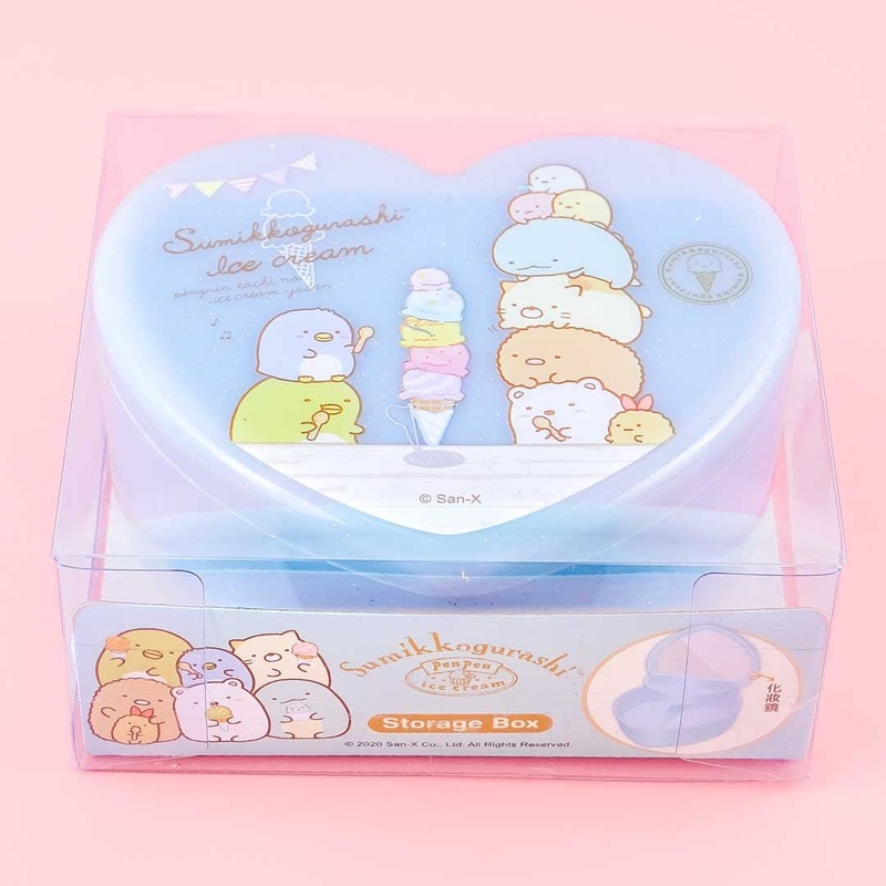 Sumikko Gurashi Ice Cream Heart Storage Container