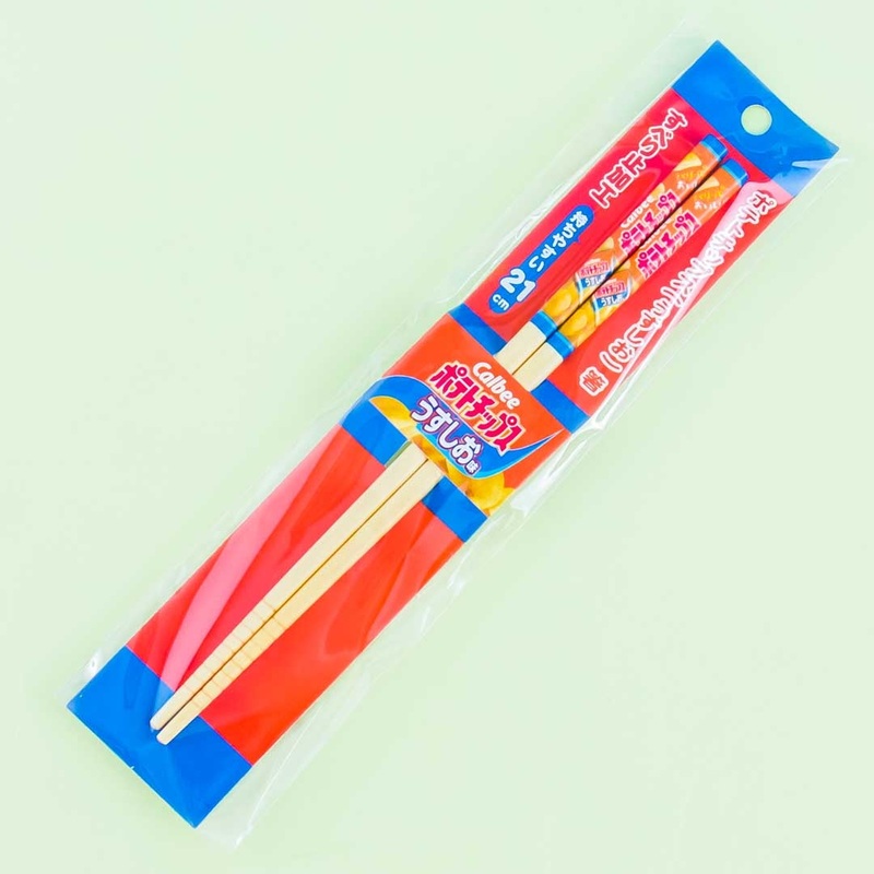 Calbee Lightly Salted Potato Chips Bamboo Chopsticks