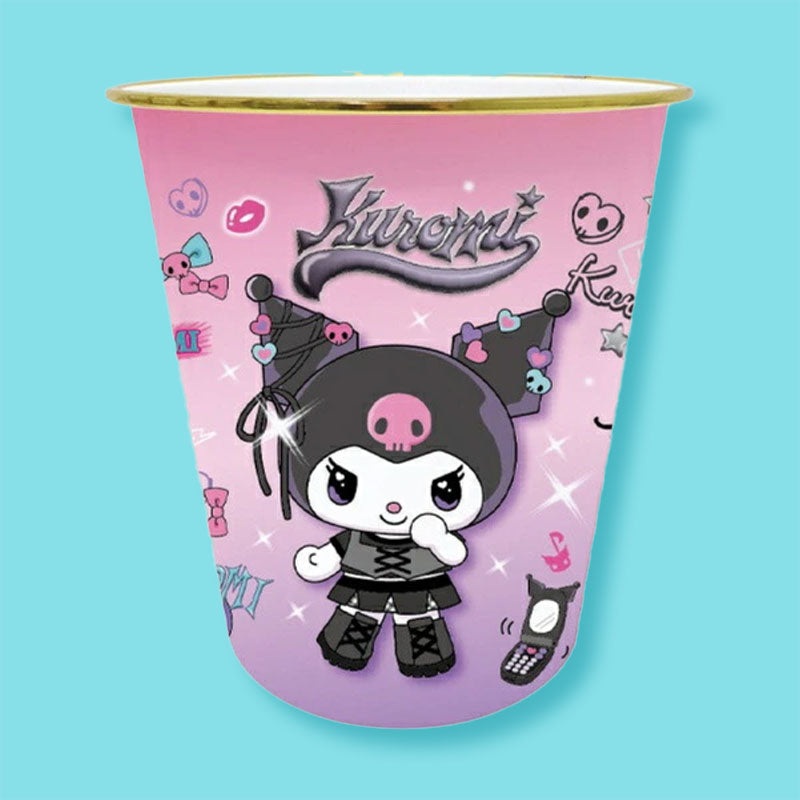Kuromi Cheeky Lolita Wastebasket