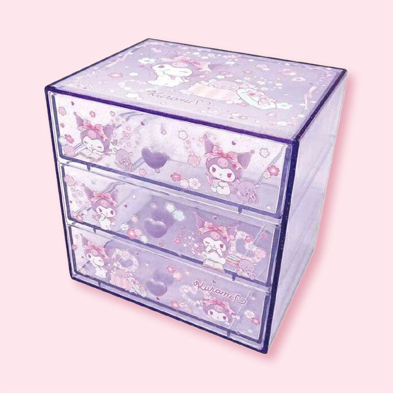 Kuromi Sakura Mini Drawer Chest