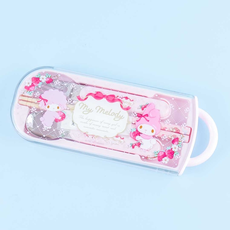 My Melody Strawberry Garden Utensil Set