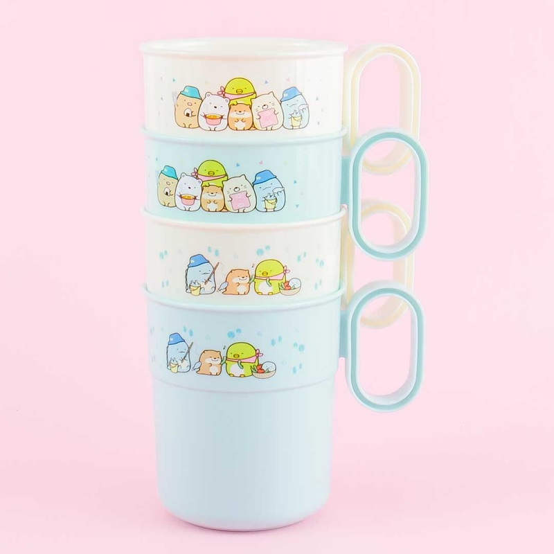 Sumikko Gurashi Camping Stacking Cups Set - 4 pcs