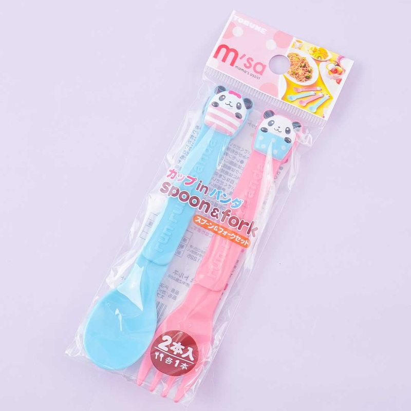 Torune Run Run Panda Spoon & Fork Set