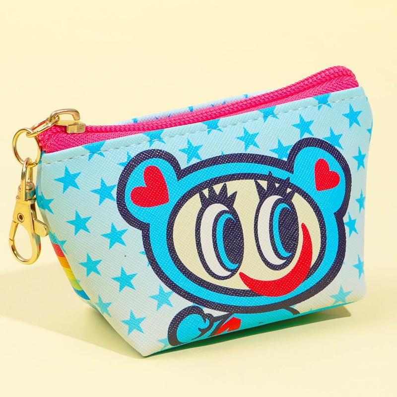 Angel Blue Triangle Mini Pouch