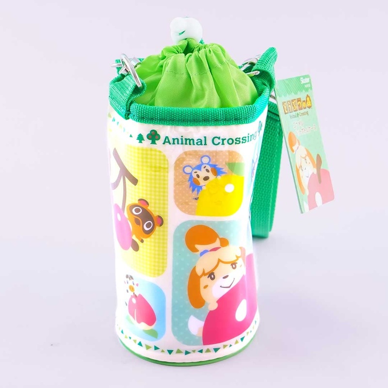 Animal Crossing Drawstring Bottle Case