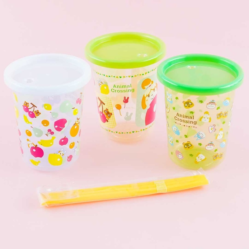 Animal Crossing Tumbler With Straw Set
