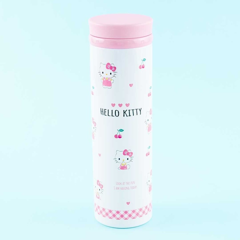 Hello Kitty  Cherry Heart Stainless Steel Bottle
