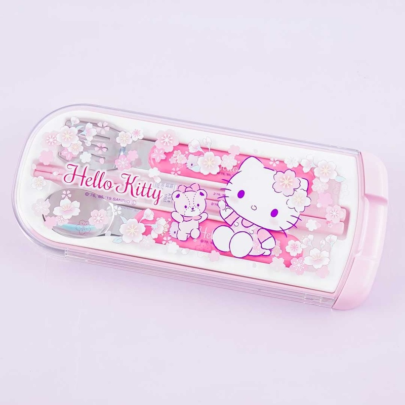 Hello Kitty Sakura Blossom Utensil Set