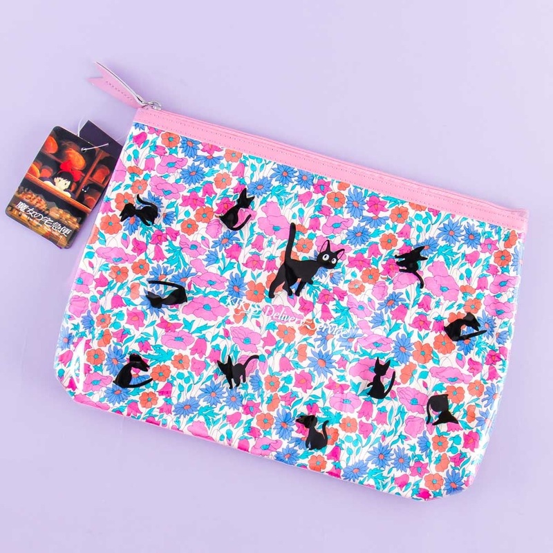Kikis Delivery Service Jiji & Flowers Waterproof Pouch