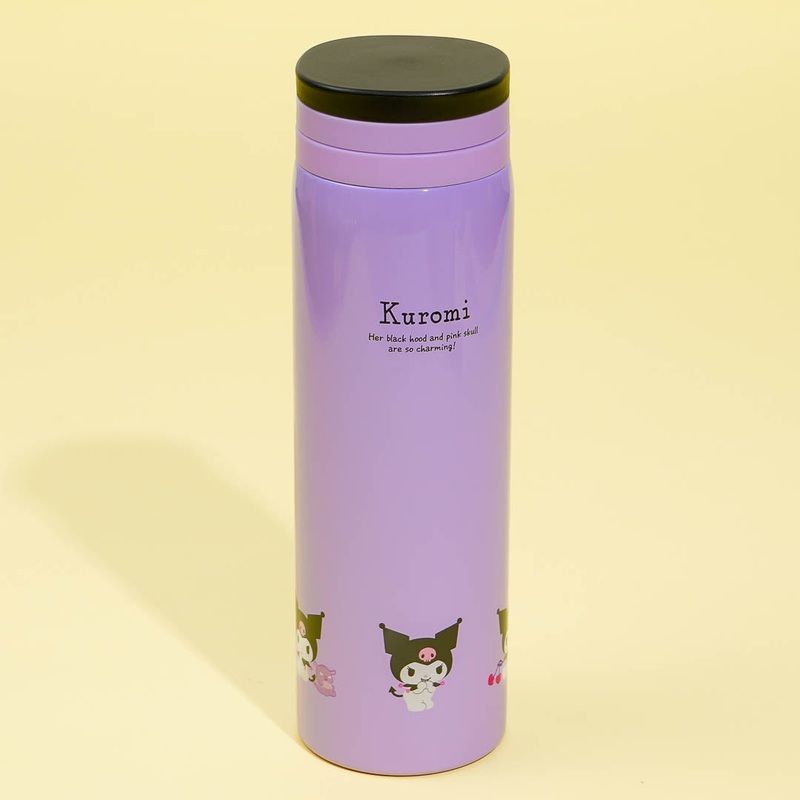 Kuromi Purple Charm Stainless Steel Bottle