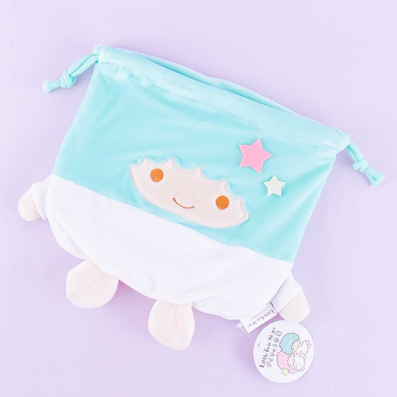 Little Twin Stars Kiki Die Cut Drawstring Bag