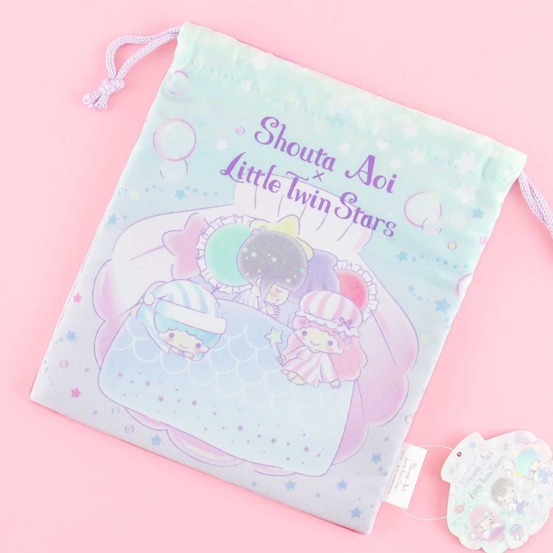Little Twin Stars & Shouta Aoi Drawstring Bag