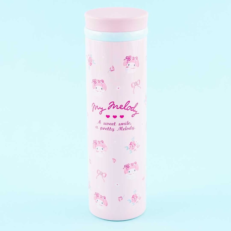 My Melody Rosy Ribbon Stainless Steel Bottle