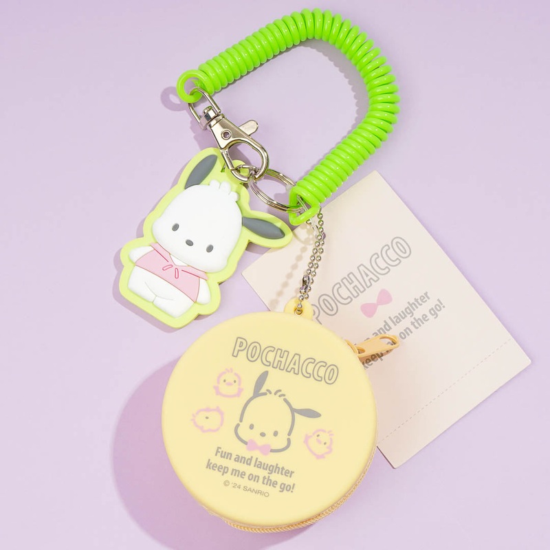Pochacco Macaron Mini Silicone Case With Charm