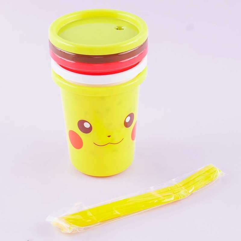 Pokmon Pikachu Tumbler With Straw Set
