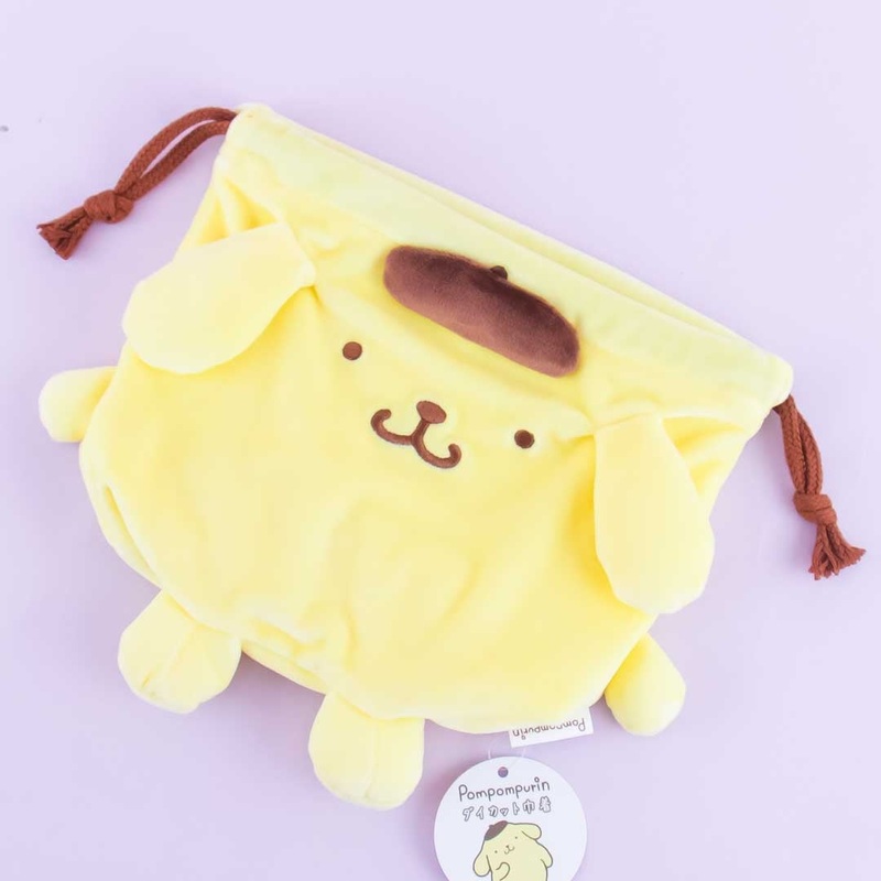 Pompompurin Die Cut Drawstring Bag
