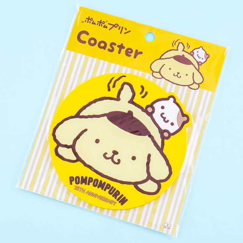 Pompompurin Wagging 25th Anniversary Coaster