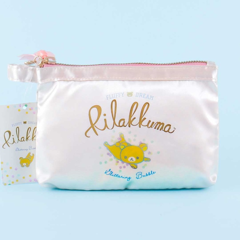 Rilakkuma Glittering Bubble Pouch