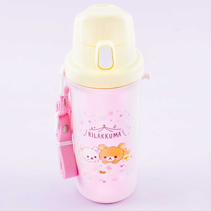 Rilakkuma Star Friends One-Push Water Bottle