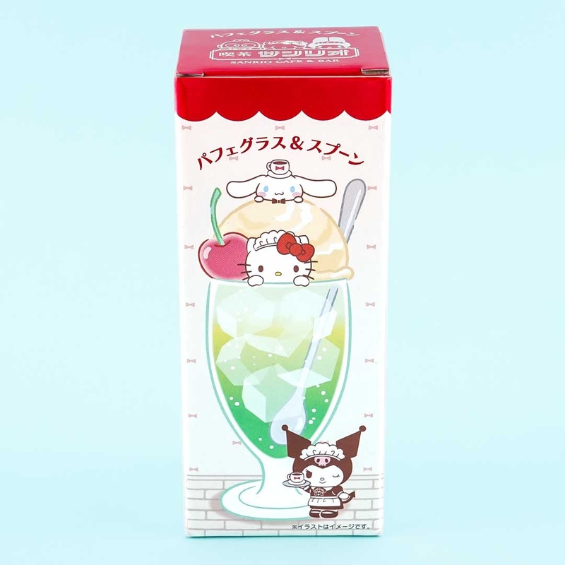 Sanrio Characters Spoon & Parfait Glass Set