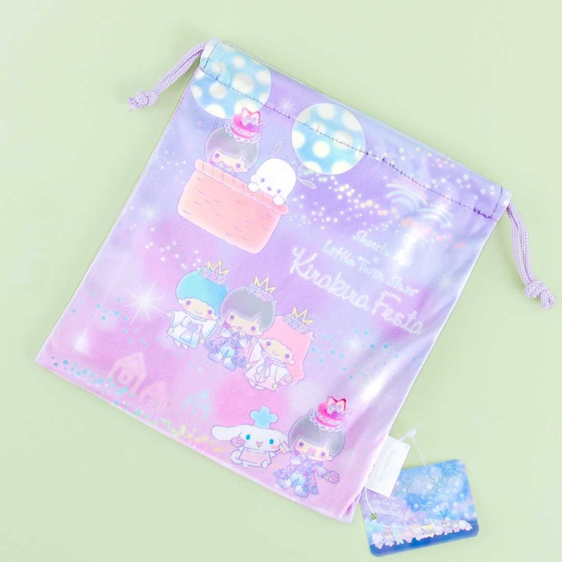 Sanrio Friends & Shouta Aoi Kirakira Festa Drawstring Bag