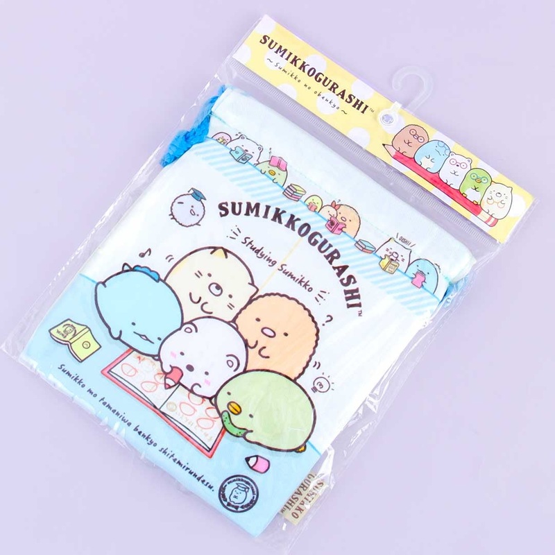 Sumikko Gurashi Study Time Drawstring Bag