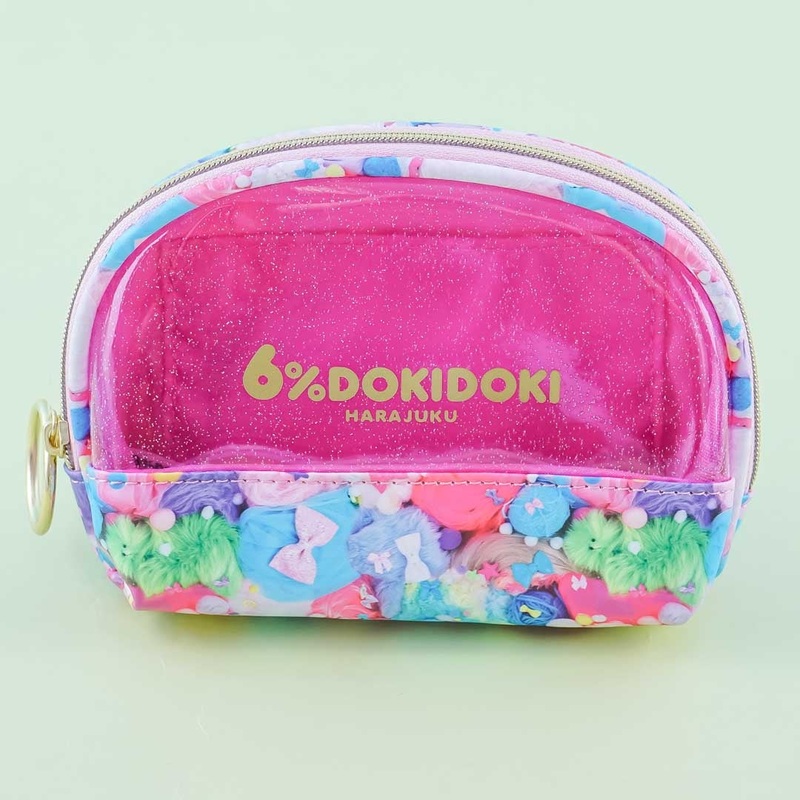 6%DOKIDOKI Rainbow Stash Shell-Shaped Pouch